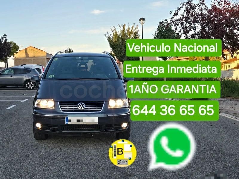 Usado VW Sharan Advance 140 CV (102 kW) 2010 Azul Monovolumen