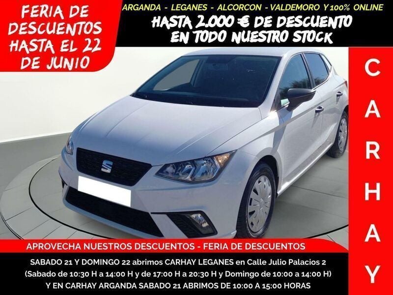 Blanco Usado 2019 Seat Ibiza Reference Utilitario | 10.990 € (Buen precio) - Imagen 1/4