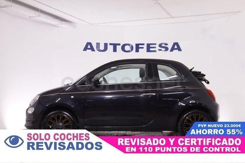 Usado Fiat 500C Collezione 69 CV (50 kW) 2019 Negro Descapotable
