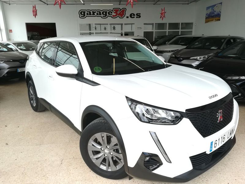 Blanco Usado 2021 Peugeot 2008 Active SUV | 16.900 € (Un poco caro) - Imagen 1/4