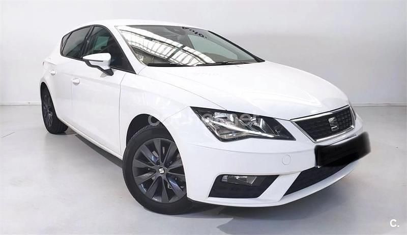 Usado Seat Leon Style 115 CV (84 kW) 2019 Blanco Berlina