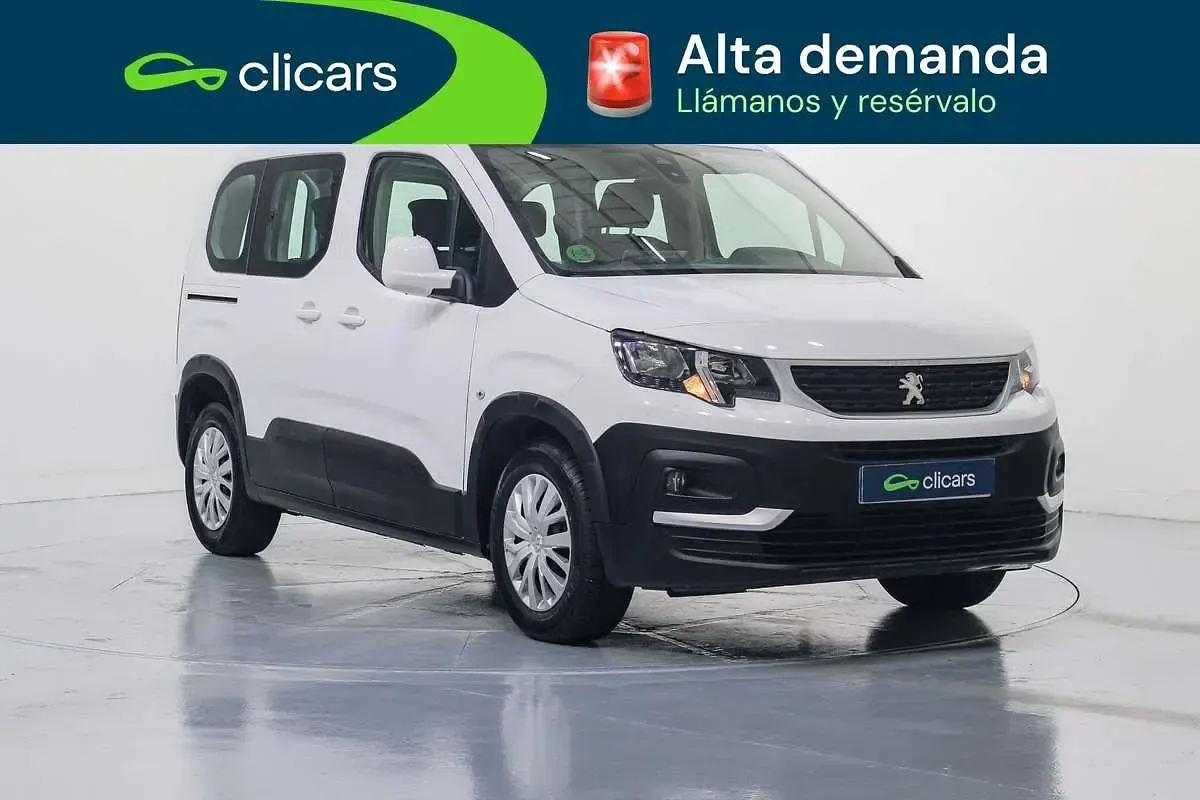 Brugt Peugeot Rifter Active 102 HK (75 kW) 2021 Hvid MPV