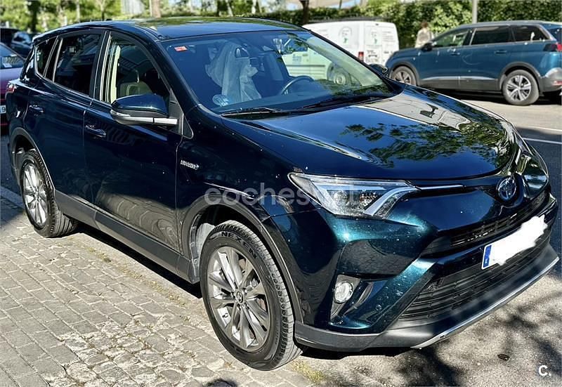 Azul Usado 2017 Toyota RAV4 Hybrid Advance SUV | 16.000 € (Precio justo) - Imagen 1/4