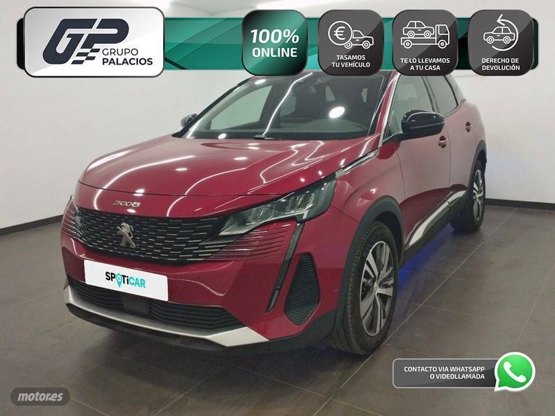 Rojo Usado 2022 Peugeot 3008 Allure SUV | 22.750 € (Un poco caro) - Imagen 1/4