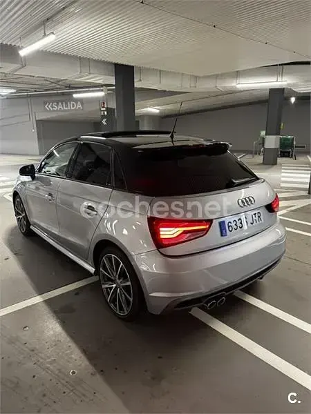 Usado Audi A1 Sportback S-Line 125 CV (91 kW) 2016 Gris / plata Utilitario