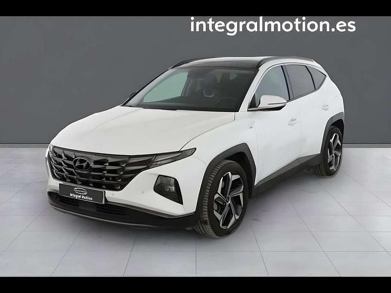 Blanco Usado 2021 Hyundai Tucson SUV | 24.900 € (Un poco caro) - Imagen 1/4