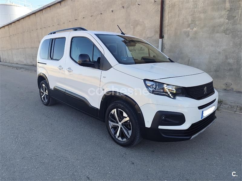Blanco Usado 2021 Peugeot Rifter GT-line Monovolumen | 18.800 € (Precio justo) - Imagen 1/4