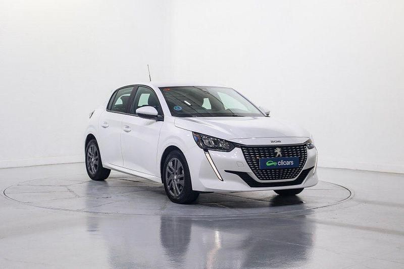 Usado Peugeot 208 Active 100 CV (73 kW) 2021 Blanco Utilitario