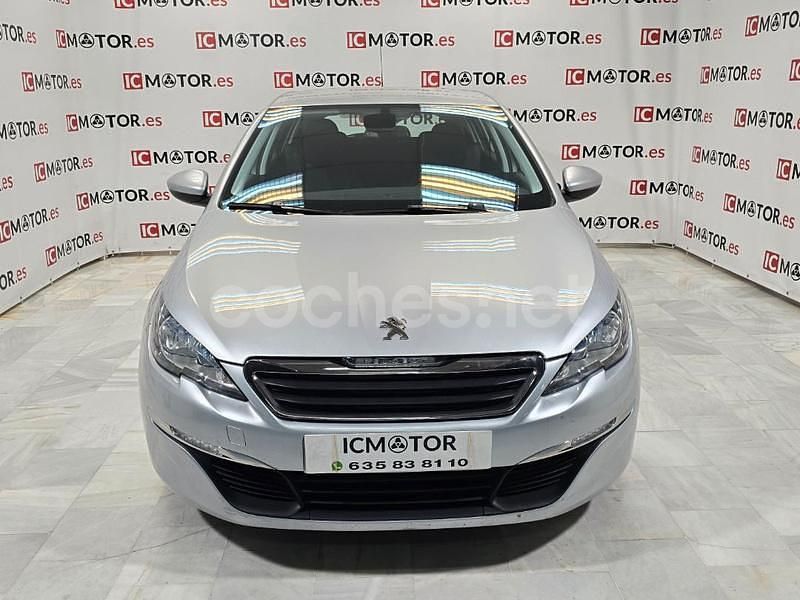 Usado Peugeot 308 Allure 125 CV (91 kW) 2014 Gris / plata Berlina