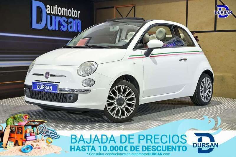 Blanco Usado 2011 Fiat 500C Lounge Descapotable | 8390 € (Un poco caro) - Imagen 1/1