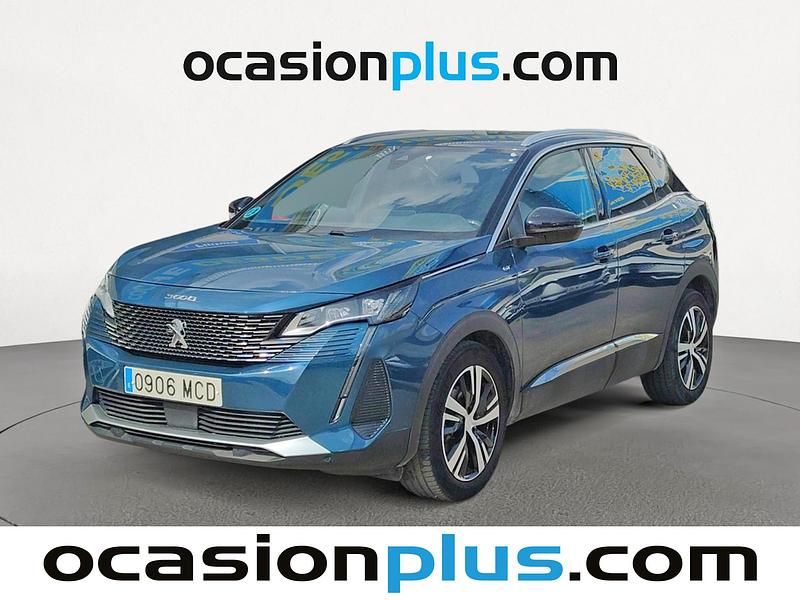 Azul Usado 2022 Peugeot 3008 GT SUV | 19.991 € (Precio justo) - Imagen 1/4