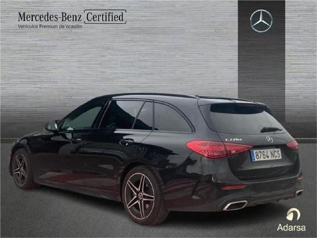 Usado Mercedes C220 AMG line 200 CV (147 kW) 2025 Negro obsidiana
