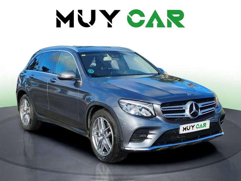 Usado Mercedes GLC250 204 CV (150 kW) 2017 Gris SUV