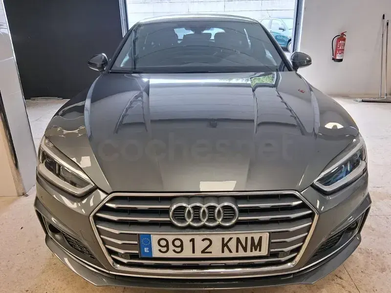 Usado Audi A5 Sportback S-Line 150 CV (110 kW) 2018 Gris / plata Utilitario