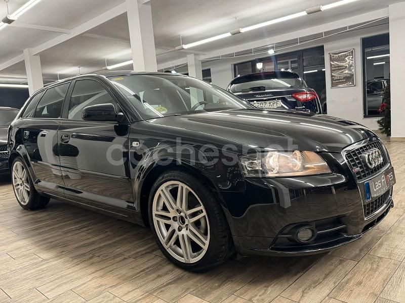 Usado Audi A3 Attraction 140 CV (102 kW) 2008 Negro Berlina