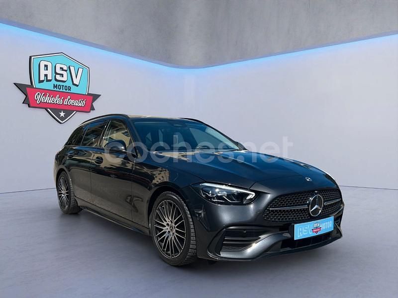 Negro Usado 2023 Mercedes C220 Familiar | 42.990 € (Precio justo) - Imagen 1/4
