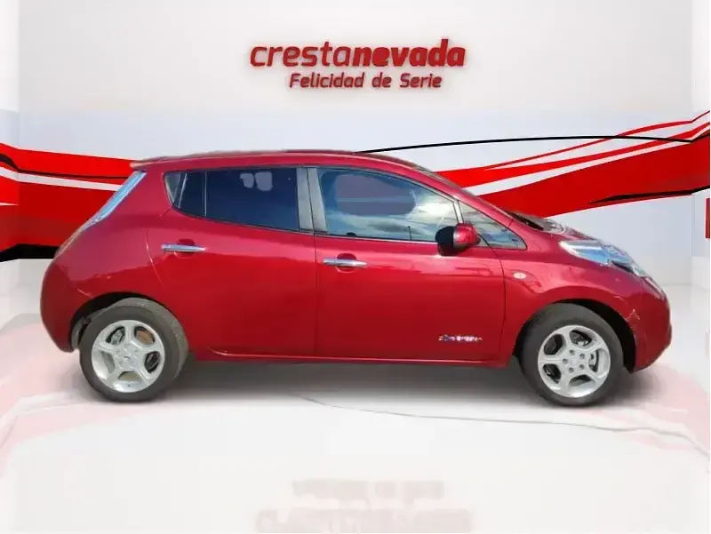 Brugt Nissan Leaf Acenta 80 kW (109 HK) 2015 Rød Hatchback