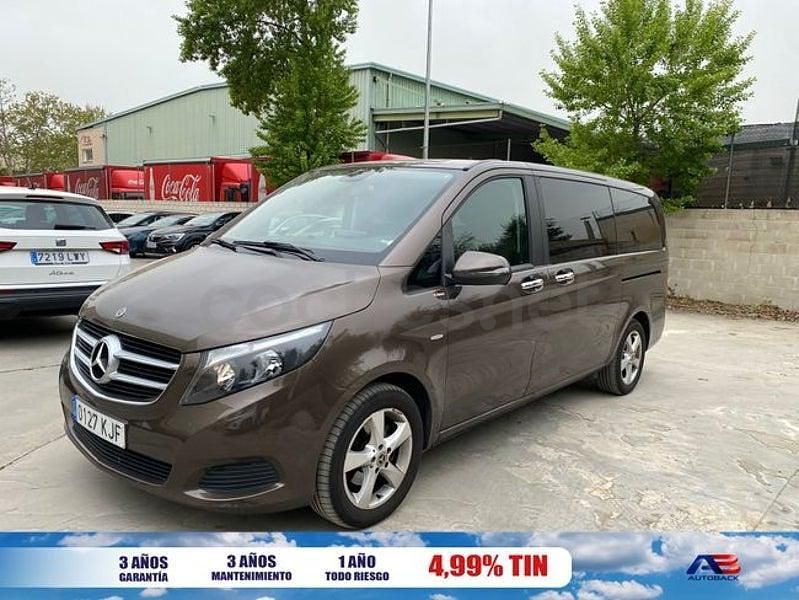 Usado Mercedes V220 Exclusive 163 CV (119 kW) 2018 Marrón Monovolumen