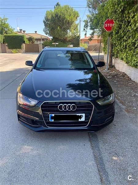 Usado Audi A4 S-Line 190 CV (139 kW) 2015 Azul Familiar