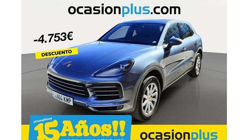 Azul Usado 2018 Porsche Cayenne SUV | 47.537 € (Super precio) - Imagen 1/4