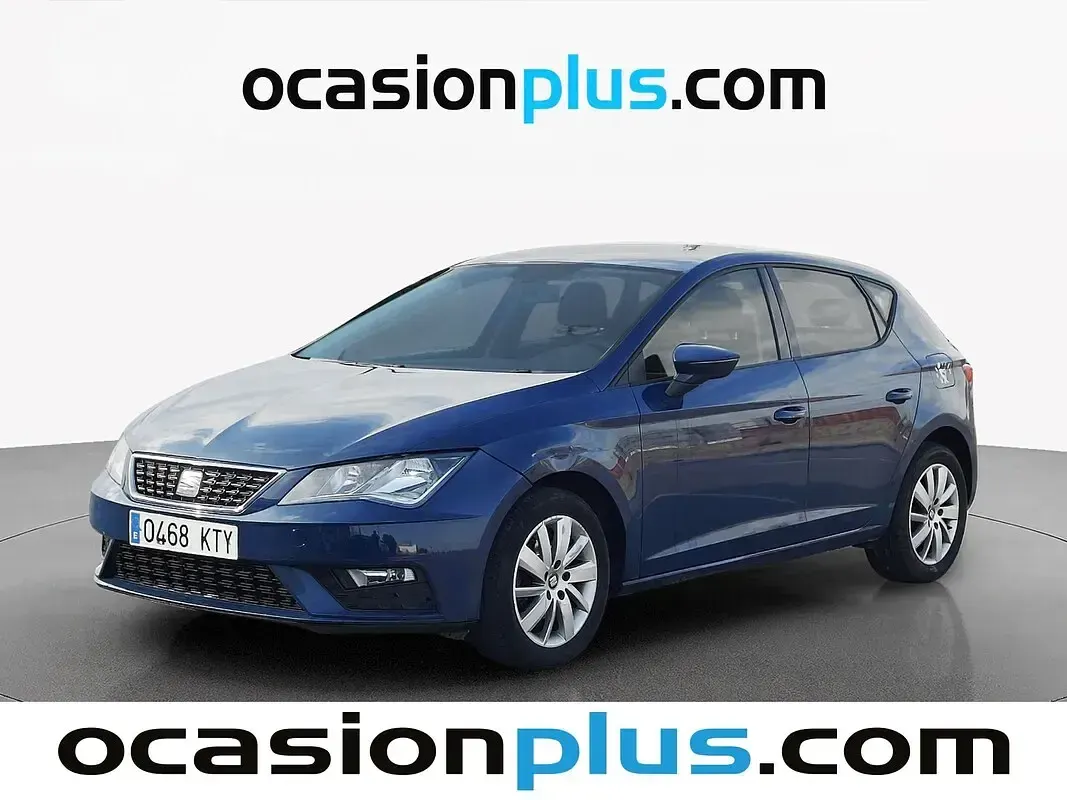 Usado Seat Leon Reference 116 HP (85 kW) 2019 Azul Citadino