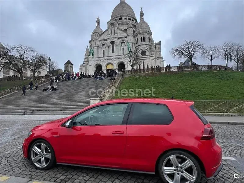 Usado VW Golf VII R 300 CV (220 kW) 2017 Rojo Berlina