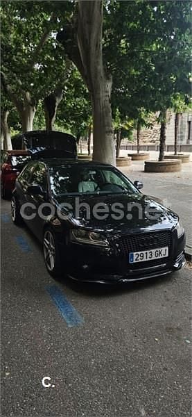 Negro Usado 2009 Audi A3 Ambiente Berlina | 8600 € (Precio justo) - Imagen 1/4