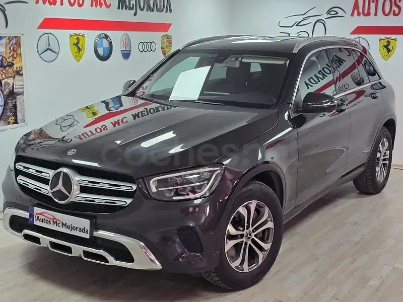 Usado Mercedes GLC200 163 CV (119 kW) 2020 Negro SUV