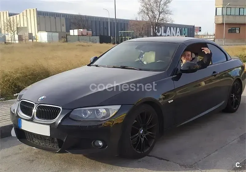 Usado BMW 320 Cabriolet 184 CV (135 kW) 2012 Negro Descapotable
