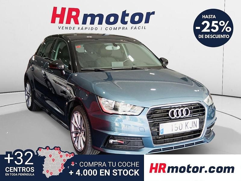 Usado Audi A1 90 CV (66 kW) 2018 Azul Utilitario