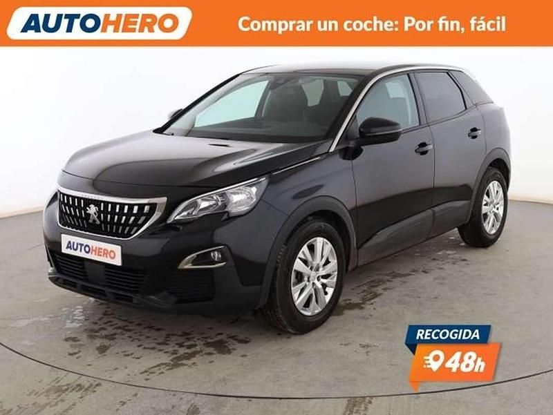 Usado Peugeot 3008 Active 131 CV (96 kW) 2019 Negro SUV