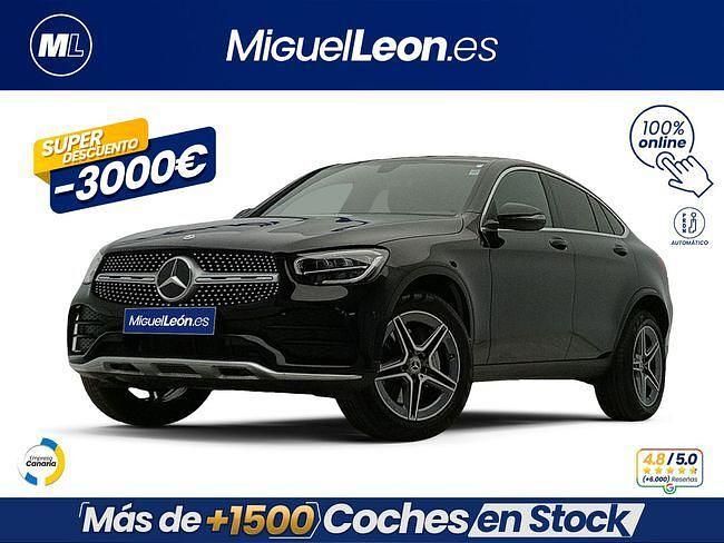Usado Mercedes GLC300e 320 CV (235 kW) 2023 Negro Coupe