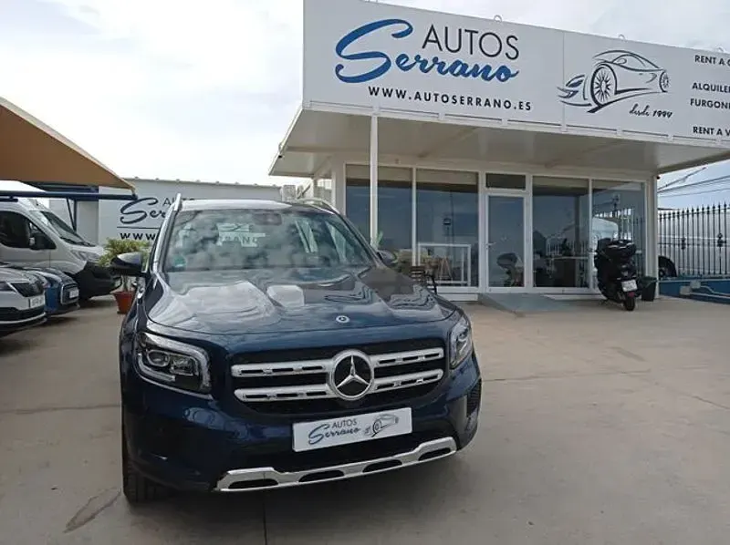 Usado Mercedes GLB200 150 CV (110 kW) 2021 Azul SUV