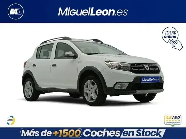 Usado Dacia Sandero Stepway 90 CV (66 kW) 2017 Blanco Berlina