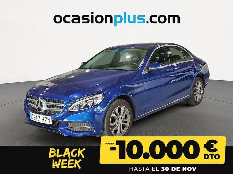 Azul Usado 2014 Mercedes C220 Avantgarde Berlina | 17.550 € (Precio justo) - Imagen 1/4