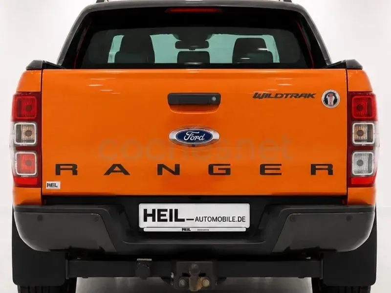 Usado Ford Ranger Wildtrack 200 CV (147 kW) 2015 Naranja Pickup/Camioneta