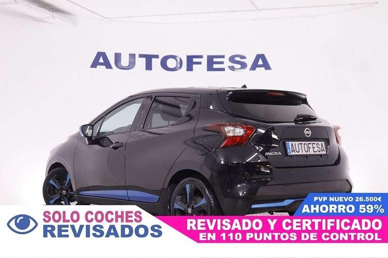 Usado Nissan Micra N-Connecta 90 CV (66 kW) 2017 Negro Utilitario