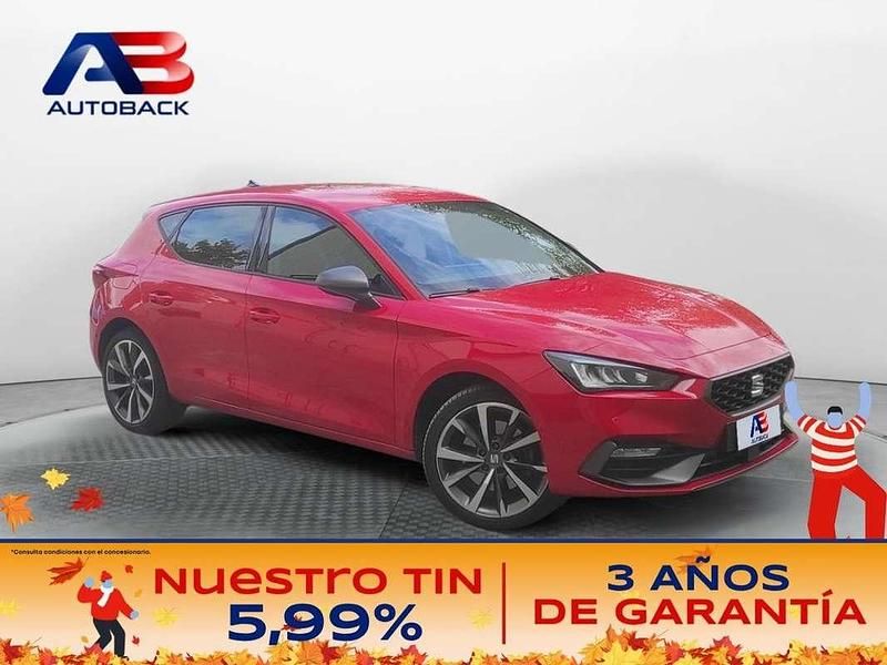 Rojo Usado 2021 Seat Leon FR Berlina | 18.360 € (Buen precio) - Imagen 1/2