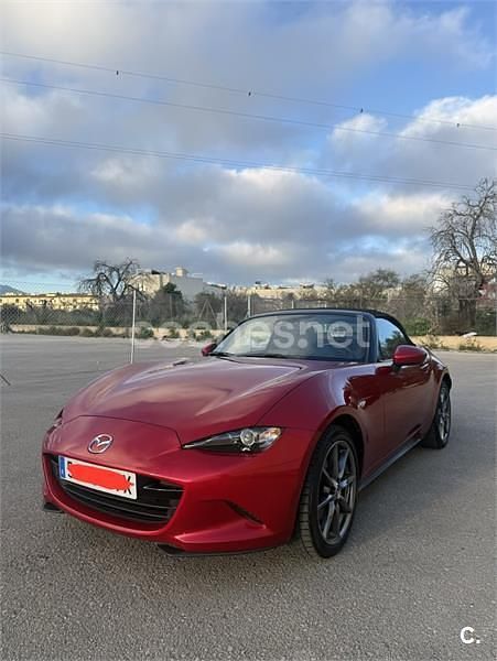 Usado Mazda MX5 Inclusive 160 CV (117 kW) 2017 Rojo Descapotable
