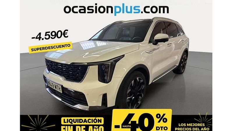 Blanco Usado 2024 Kia Sorento Premium SUV | 45.900 € (Precio justo) - Imagen 1/4