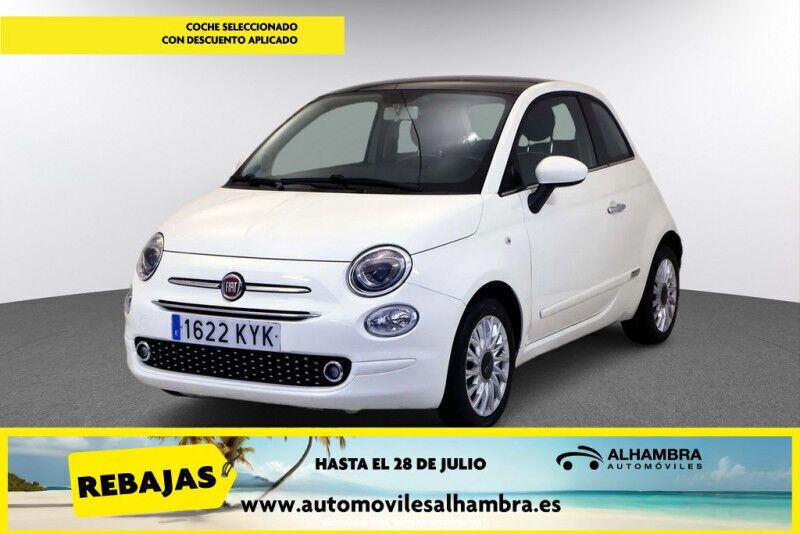 Blanco Usado 2019 Fiat 500 Lounge Utilitario | 9690 € (Precio justo) - Imagen 1/4