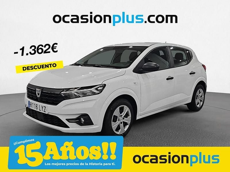Blanco Usado 2022 Dacia Sandero Essentiel Utilitario | 14.590 € (Precio justo) - Imagen 1/4