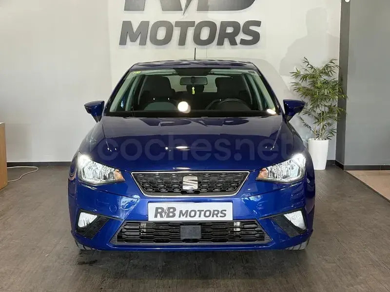 Usado Seat Ibiza Style 75 CV (55 kW) 2017 Azul Berlina