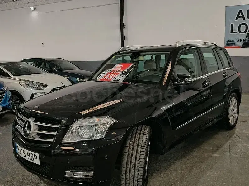 Usado Mercedes GLK220 170 CV (125 kW) 2011 Negro SUV