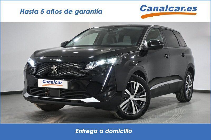 Negro Usado 2022 Peugeot 5008 Allure Monovolumen | 28.240 € (Caro) - Imagen 1/4