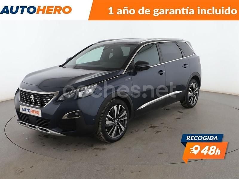 Azul Usado 2019 Peugeot 5008 GT-line Monovolumen | 17.699 € (Precio justo) - Imagen 1/3