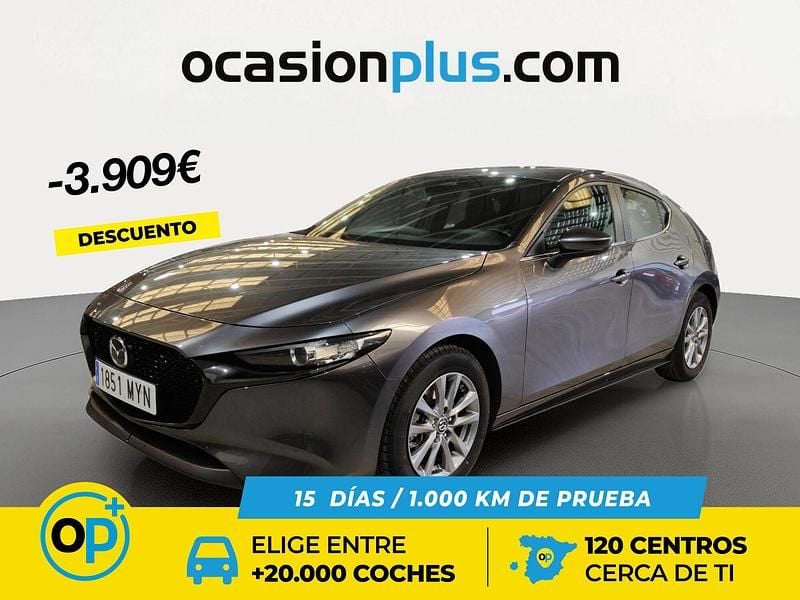 Usado Mazda 3 Prime-Line 140 CV (102 kW) 2025 Gris Berlina