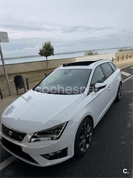 Usado Seat Leon ST FR 184 CV (135 kW) 2016 Blanco Familiar
