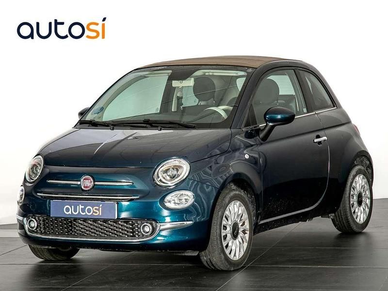 Azul Usado 2023 Fiat 500 Descapotable | 13.990 € (Un poco caro) - Imagen 1/4