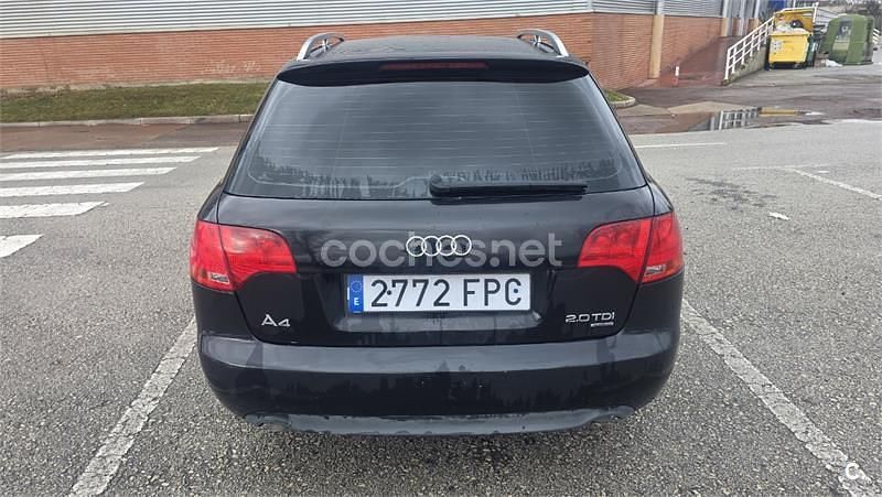 Usado Audi A4 S-Line 140 CV (102 kW) 2007 Negro Familiar